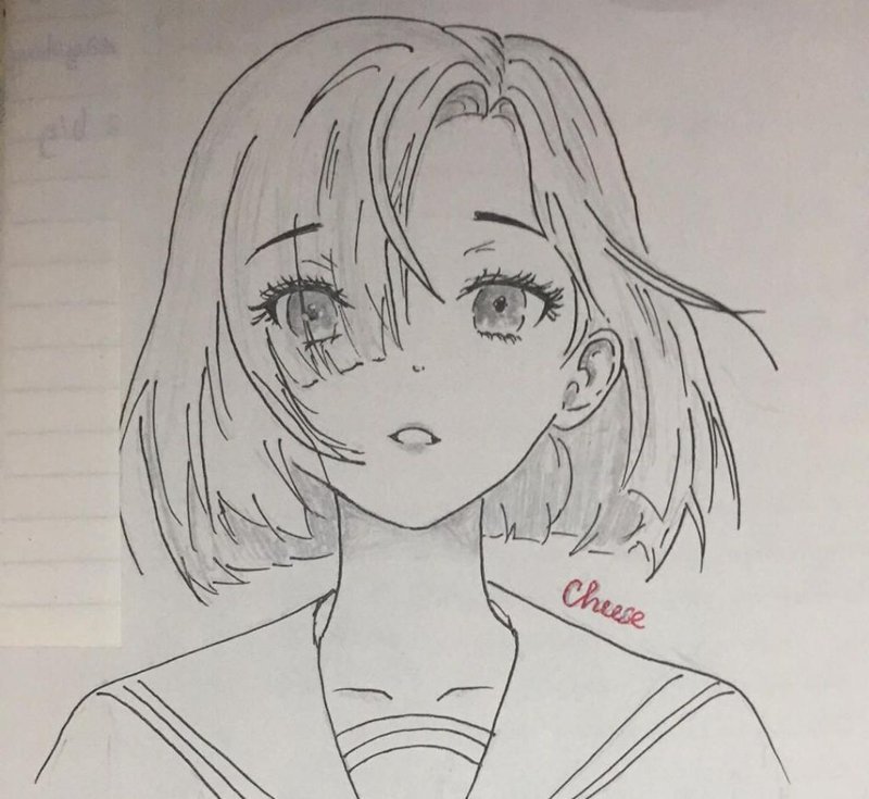 Anime nữ tóc ngắn 22