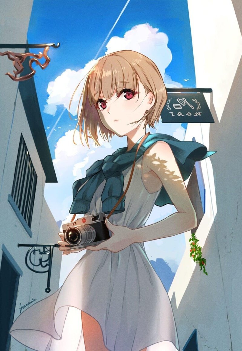 Anime nữ tóc ngắn 24