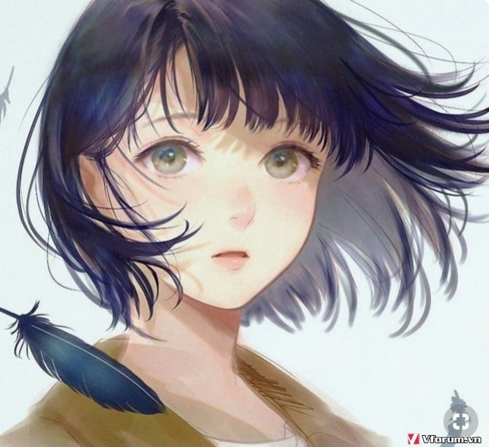 Anime nữ tóc ngắn 73