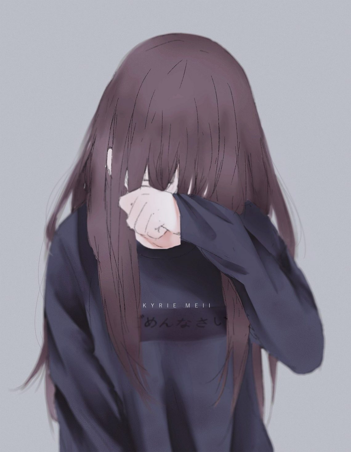 ảnh anime che mặt 31