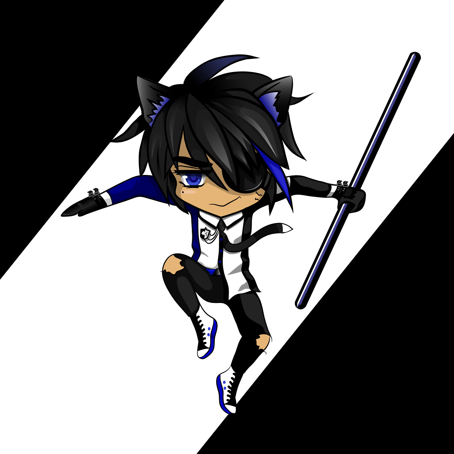 Anh anime chibi boy cuc ngau
