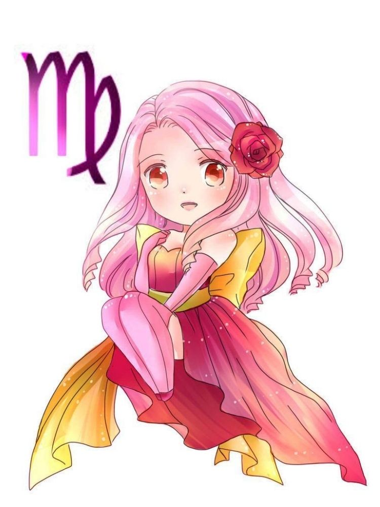 cung xử nữ chibi cute