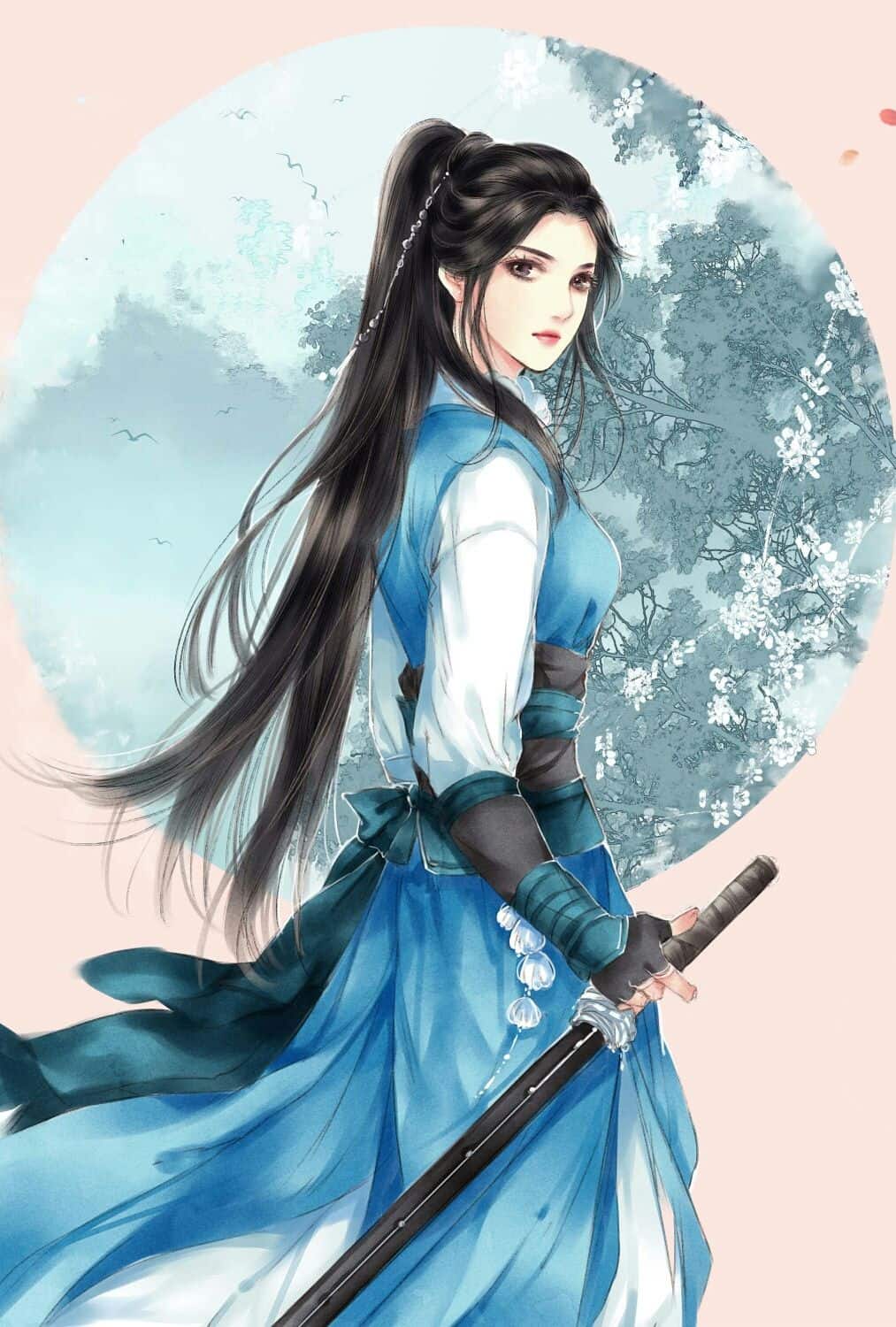 anh anime co trang