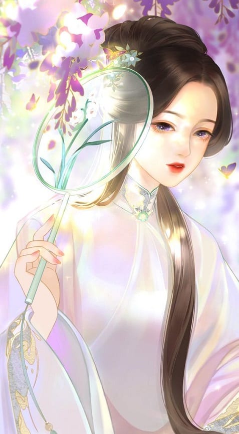 anh anime co trang