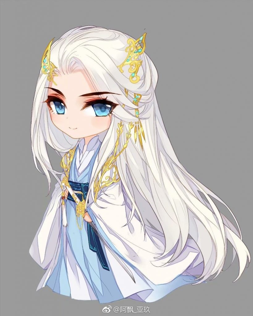 anh anime co trang