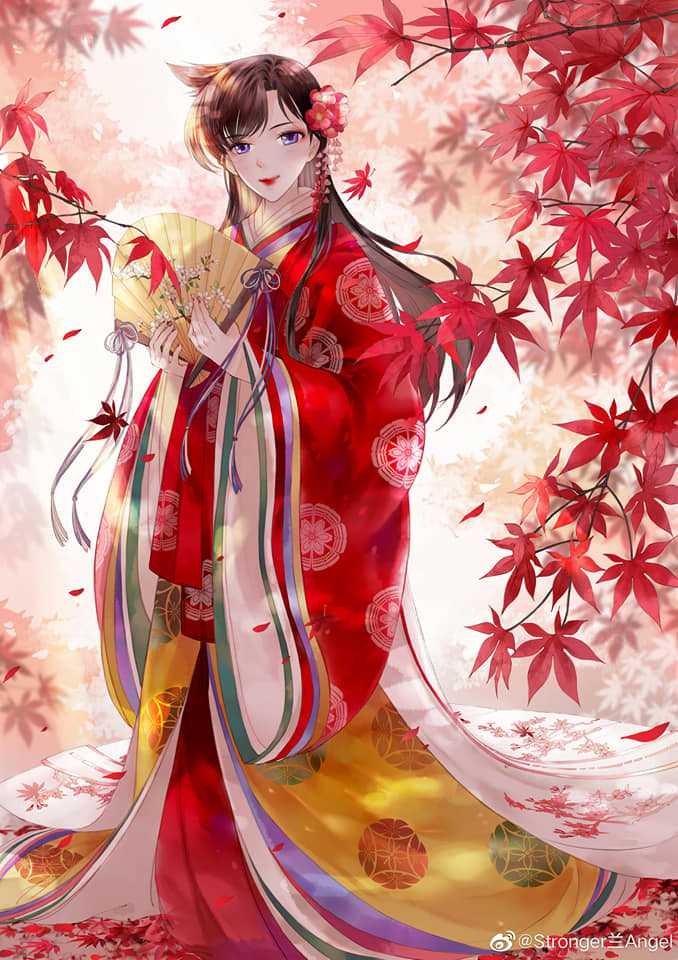 anh anime co trang
