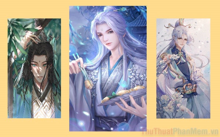 anh anime co trang
