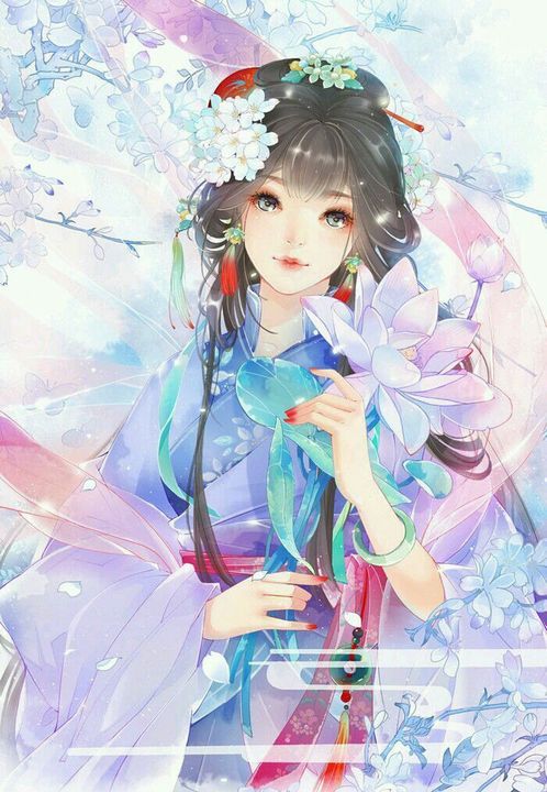 anh anime co trang