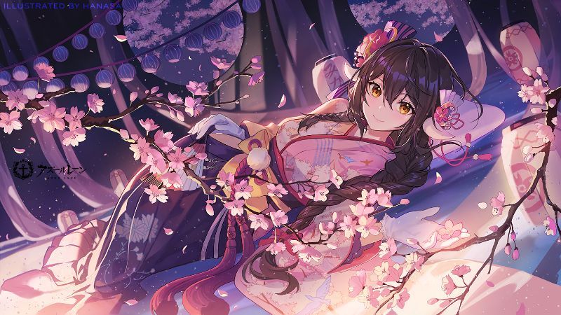 anh anime co trang