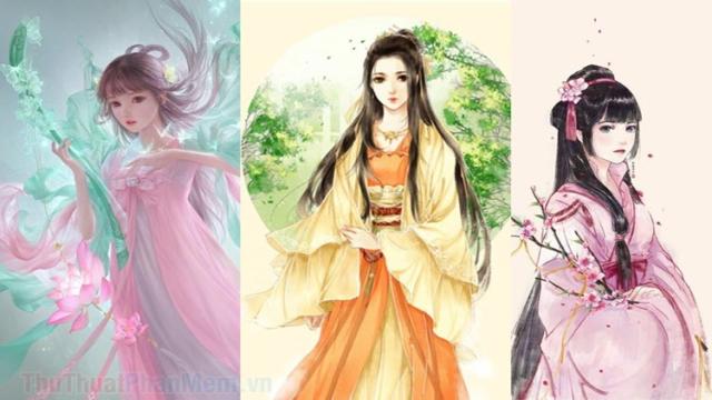 anh anime co trang
