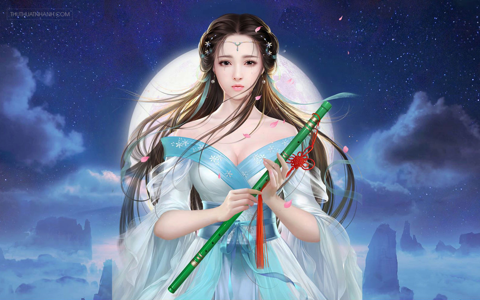 anh anime co trang