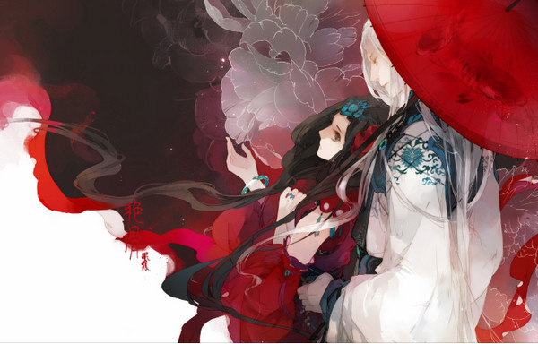 anh anime co trang