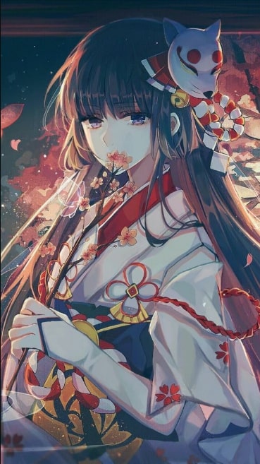 anh anime co trang