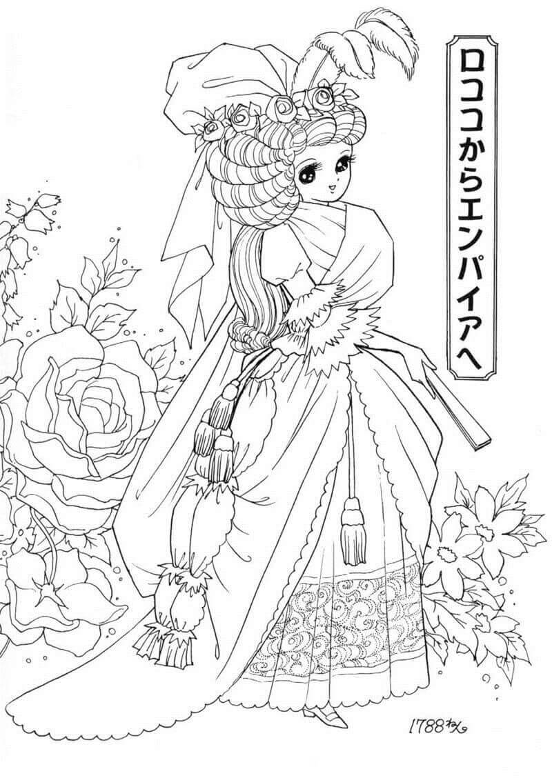 anh anime co trang