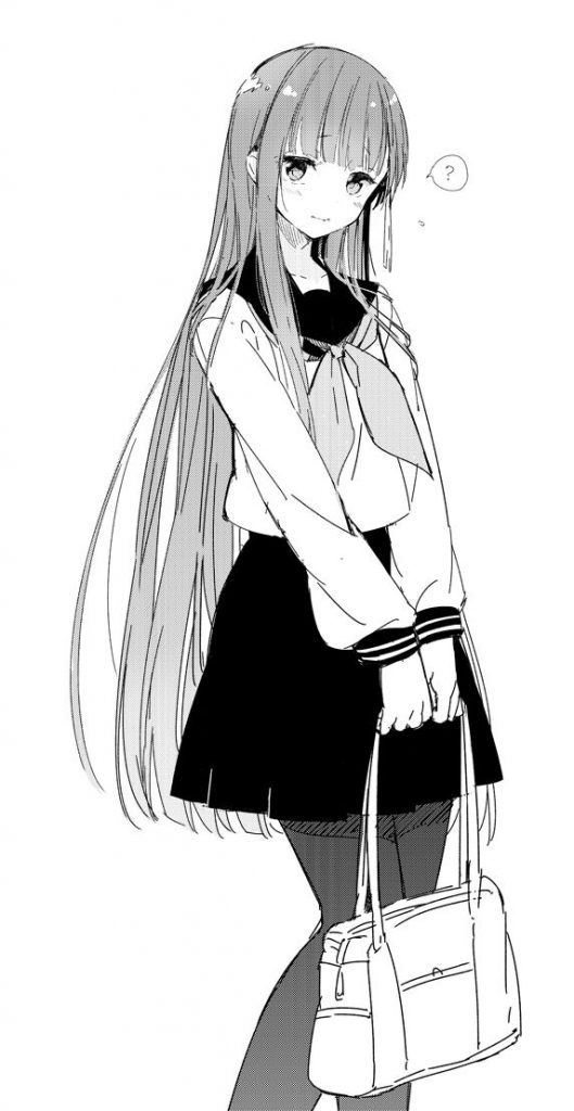 anh anime den trang
