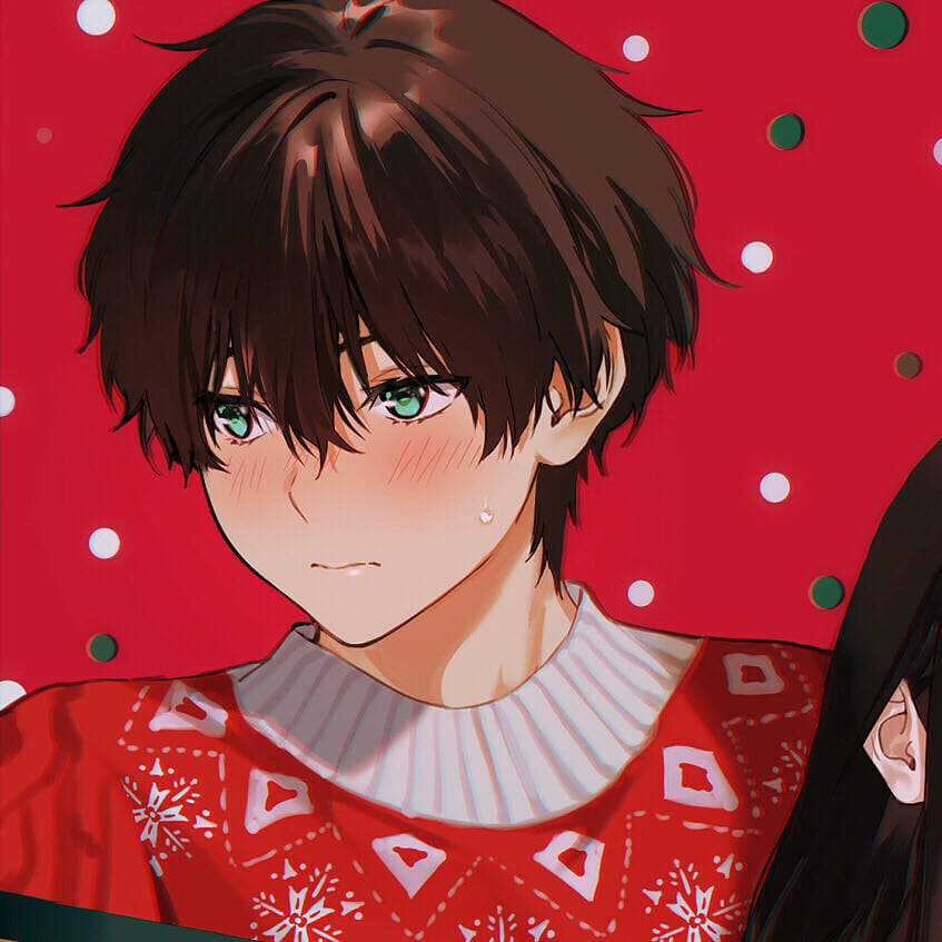 anh anime giang sinh