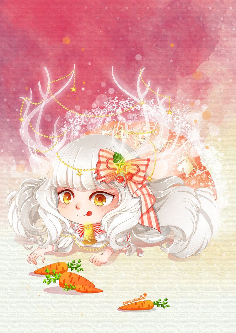 anh anime giang sinh