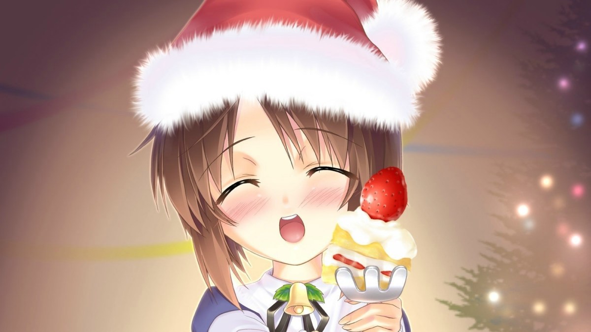 anh anime giang sinh