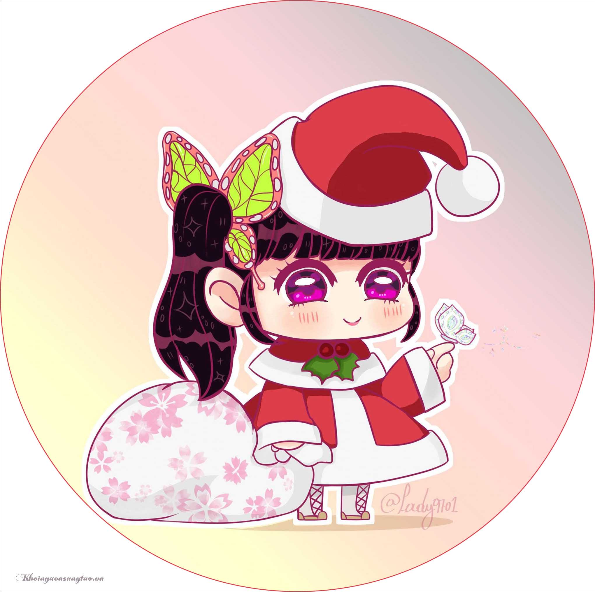 anh anime giang sinh