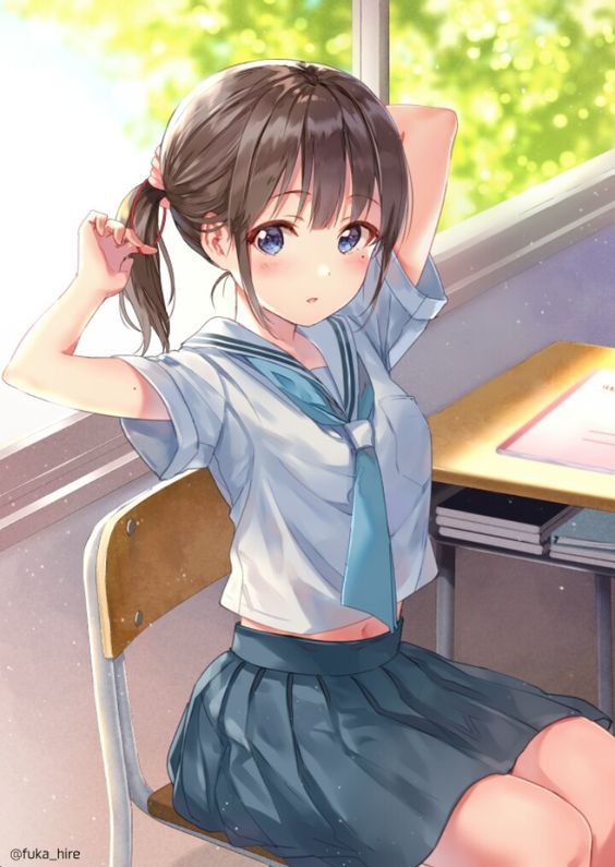 anh anime hoc sinh