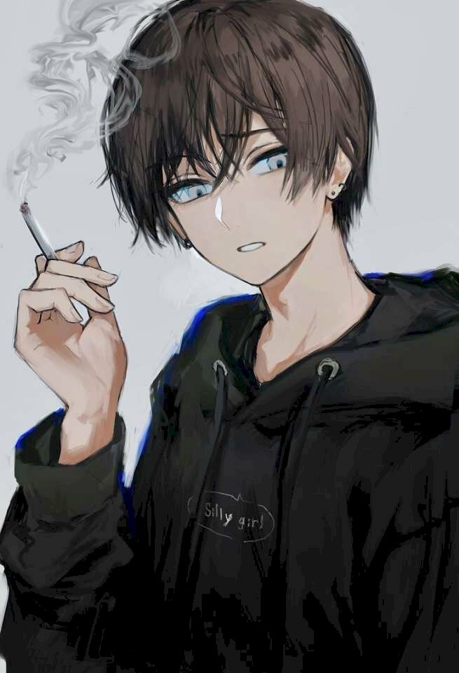 anh anime hut thuoc