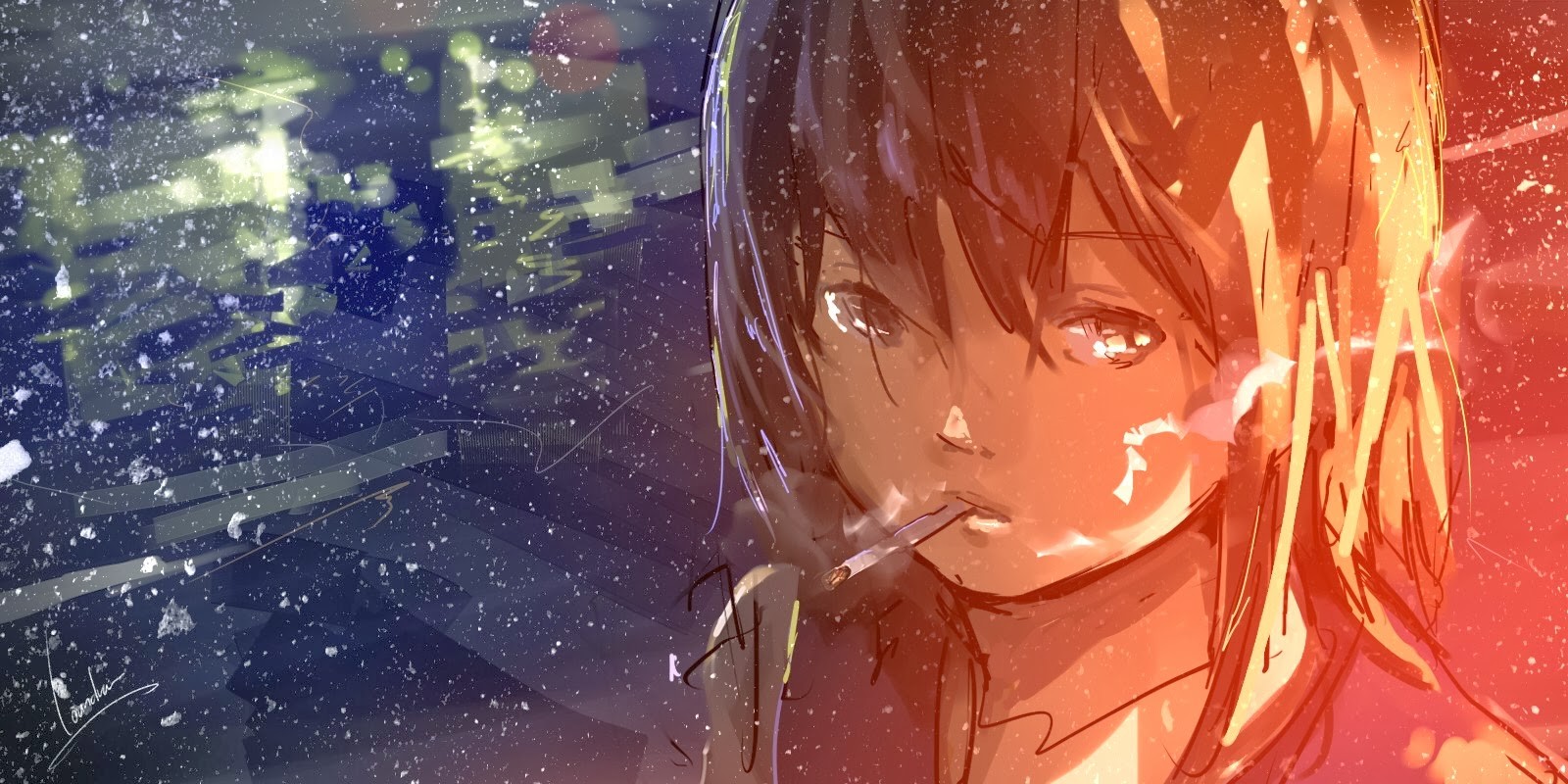 anh anime hut thuoc