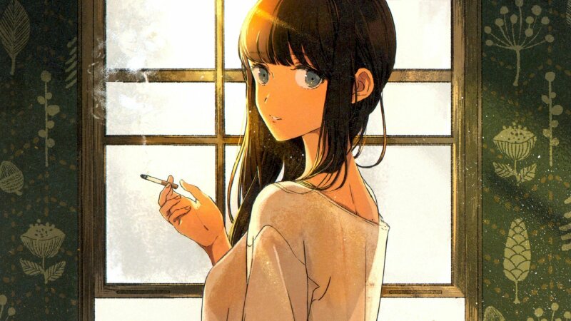 anh anime hut thuoc