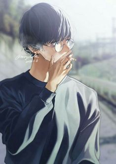 anh anime hut thuoc