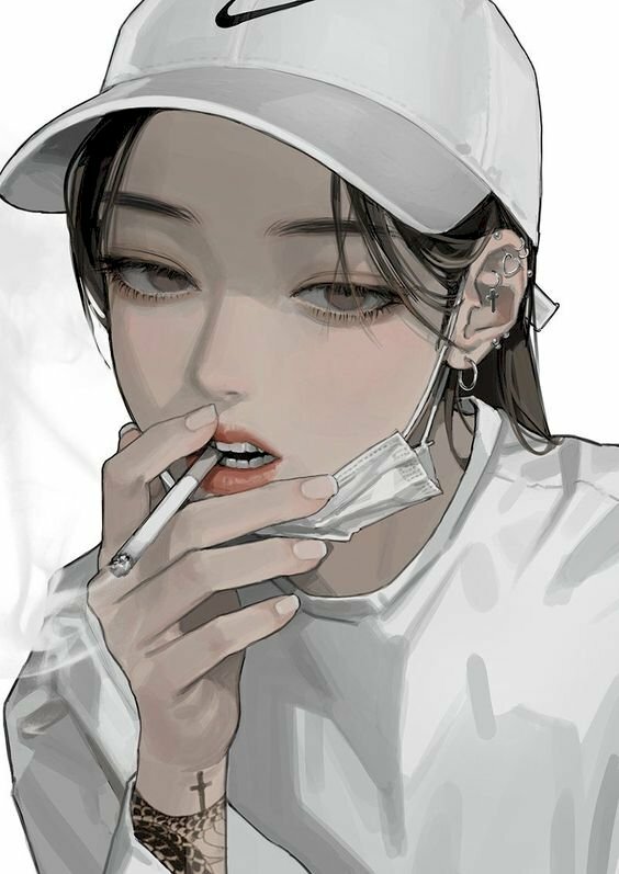 anh anime hut thuoc