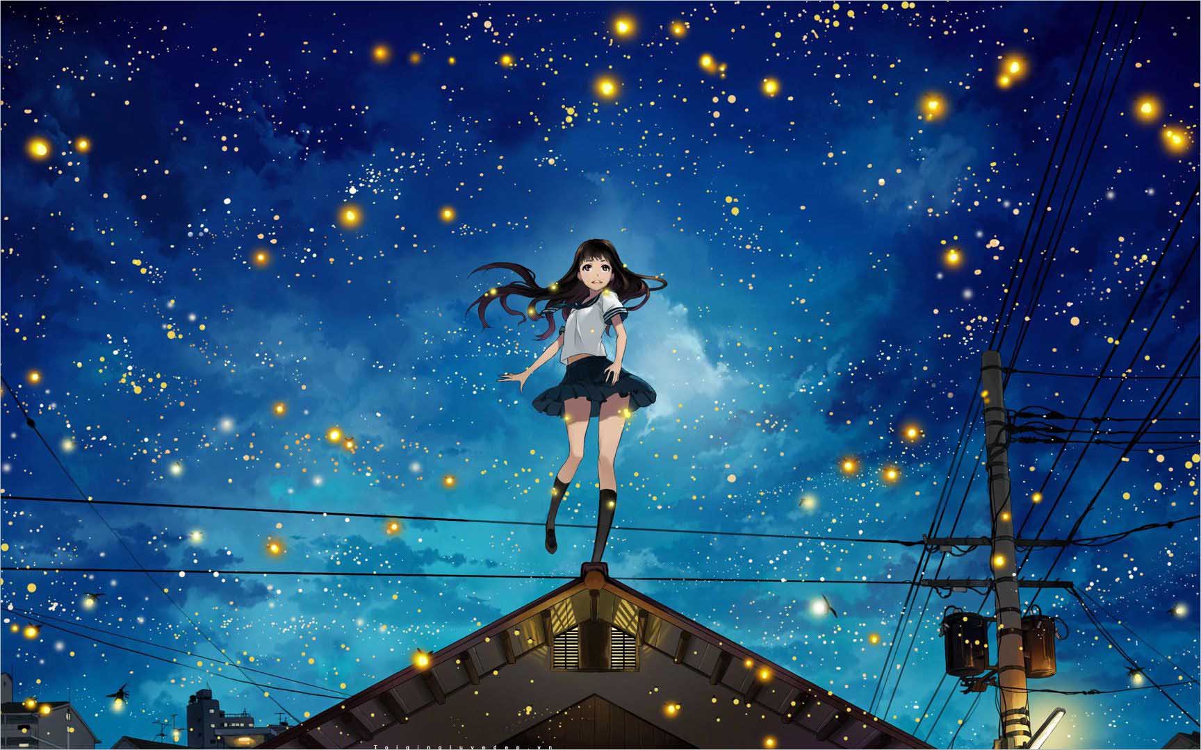 anh bau troi anime anh bau troi anime