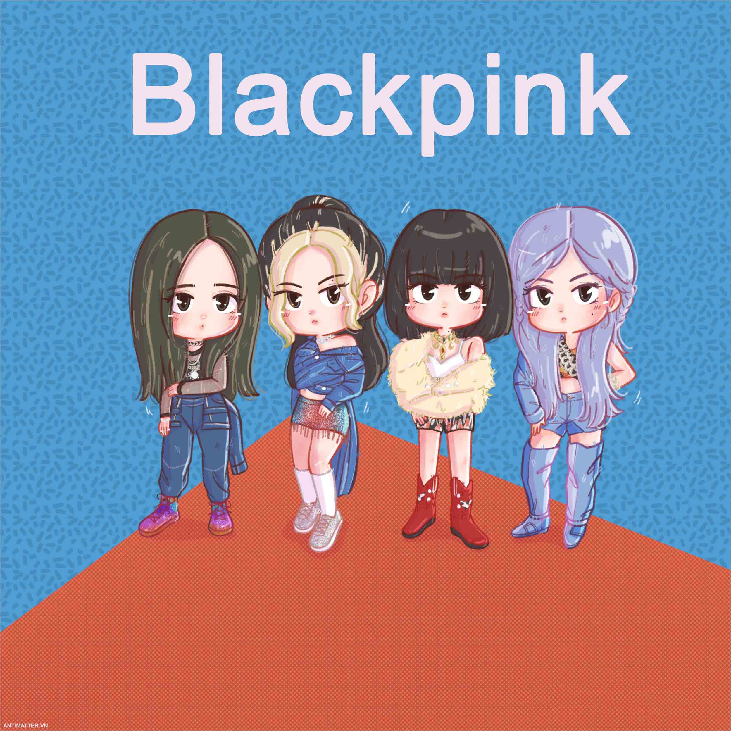anh blackpink anime