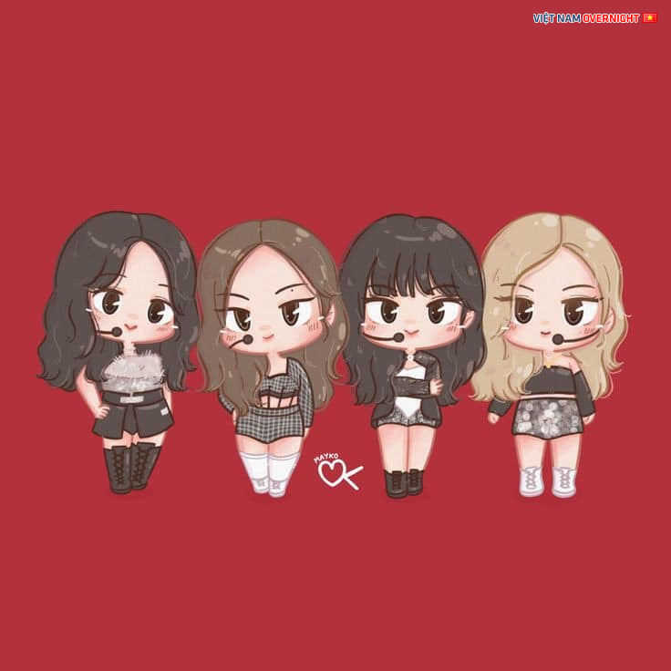 anh blackpink anime