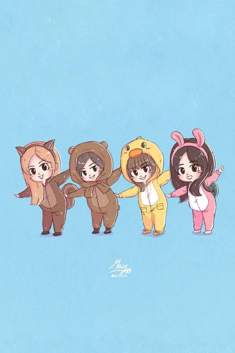 anh blackpink anime