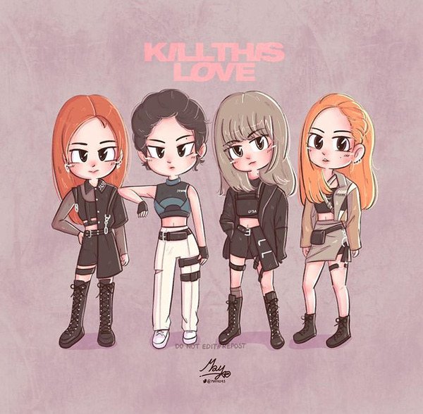 anh blackpink anime