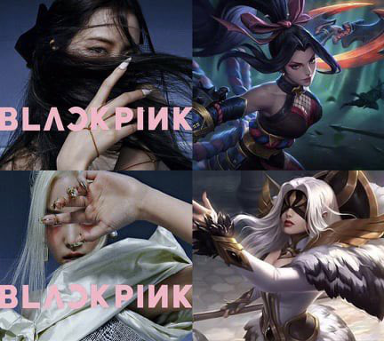 anh blackpink anime
