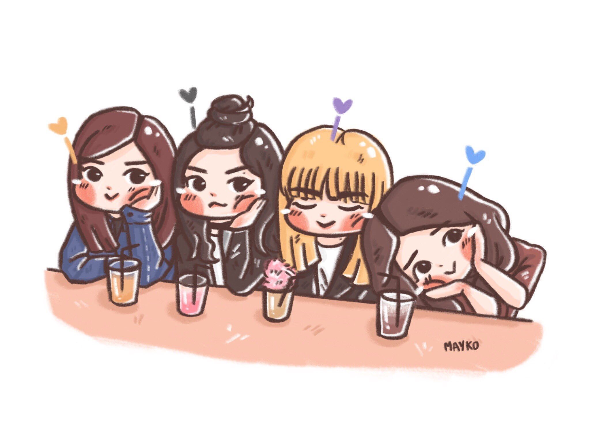 anh blackpink anime anh blackpink anime