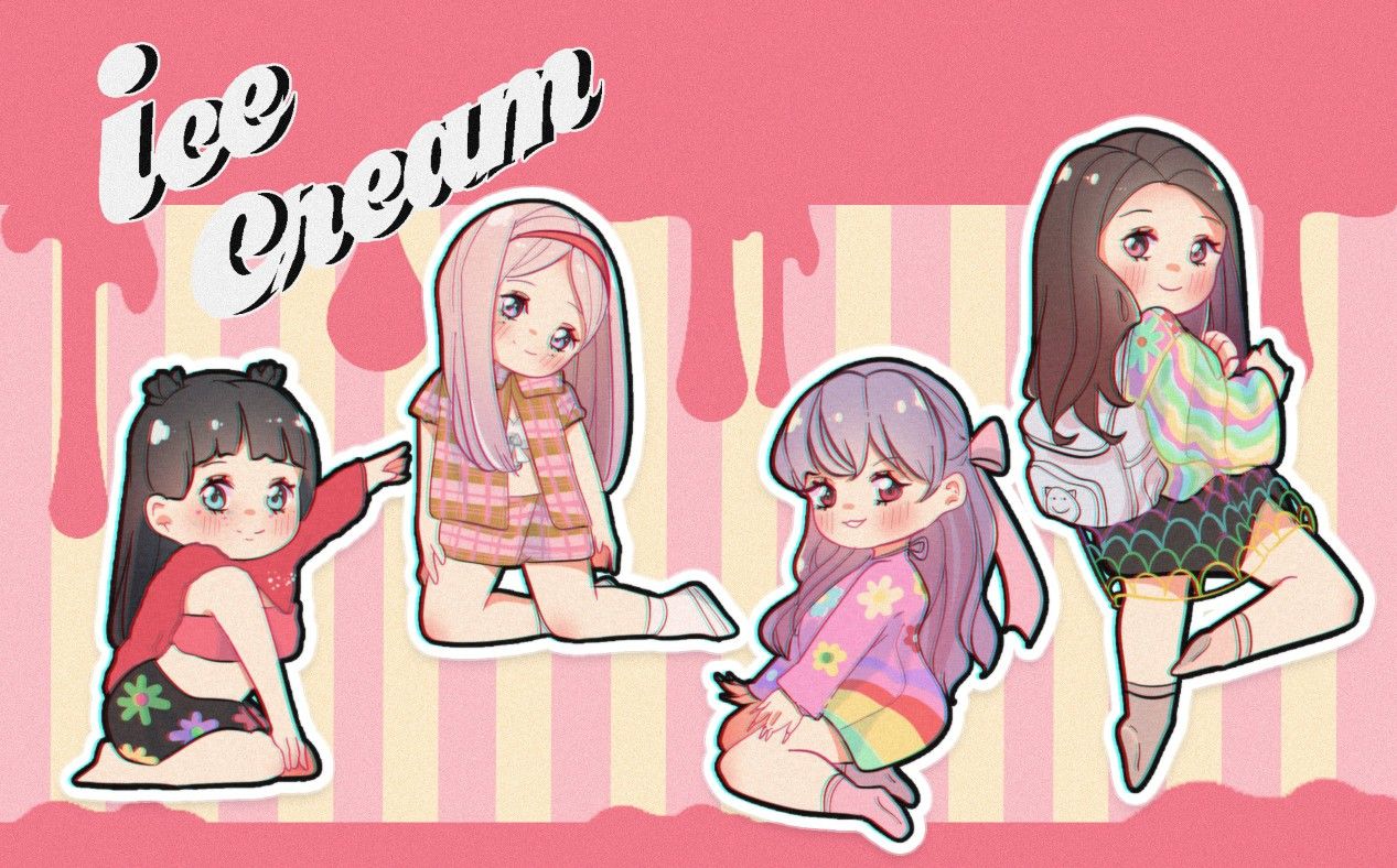 anh blackpink anime