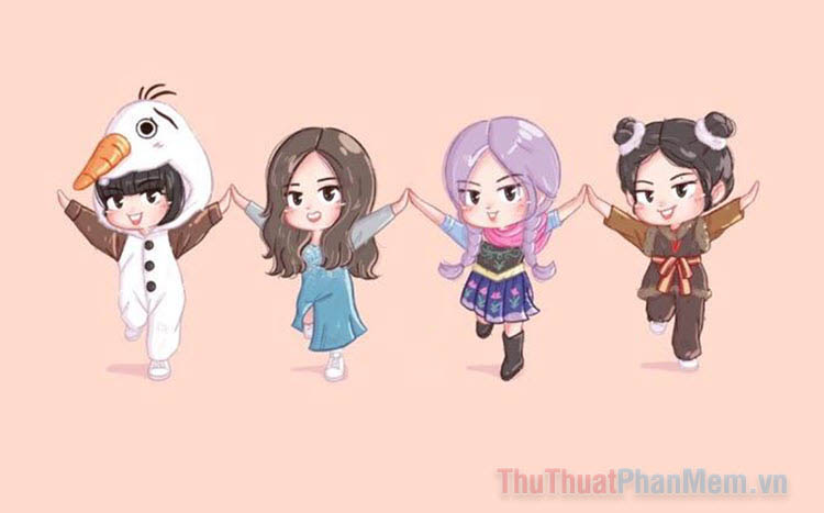 anh blackpink anime
