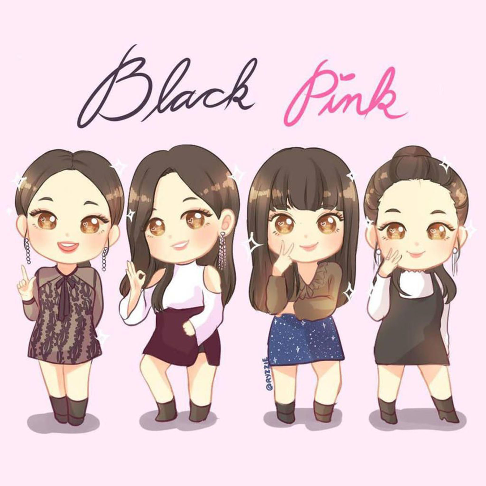 anh blackpink anime