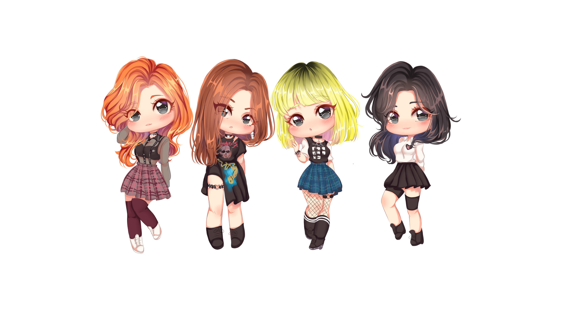 anh blackpink anime