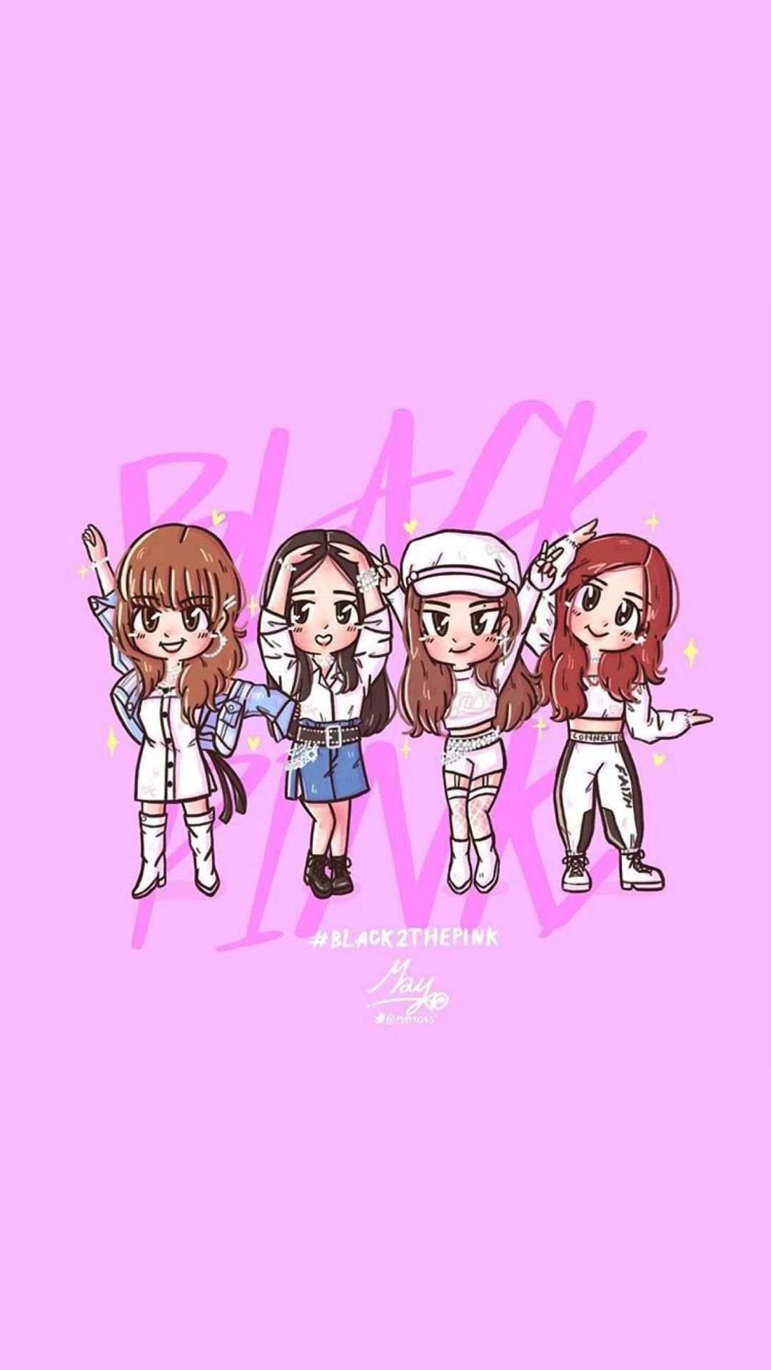 anh blackpink anime