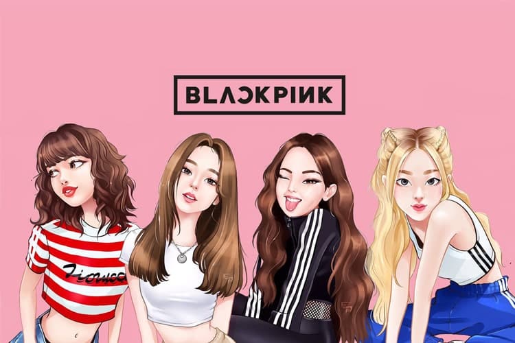 anh blackpink anime