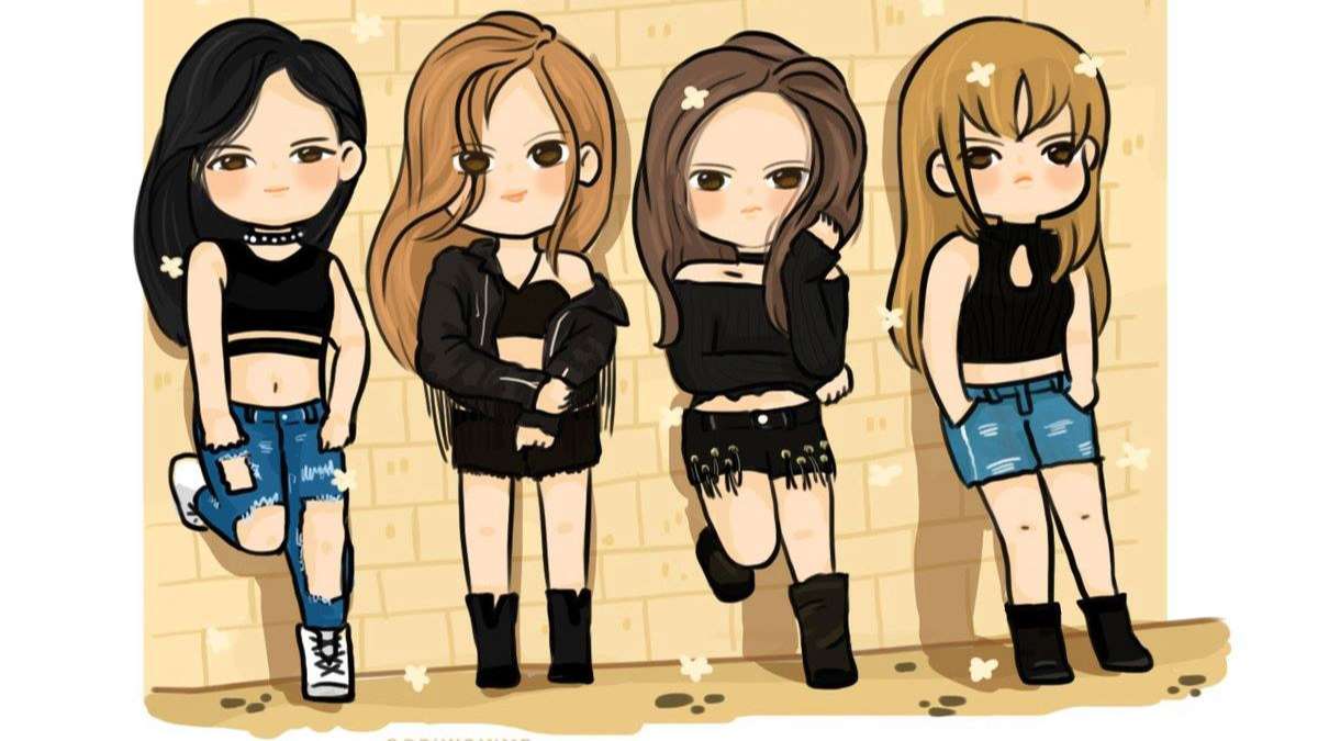 anh blackpink anime
