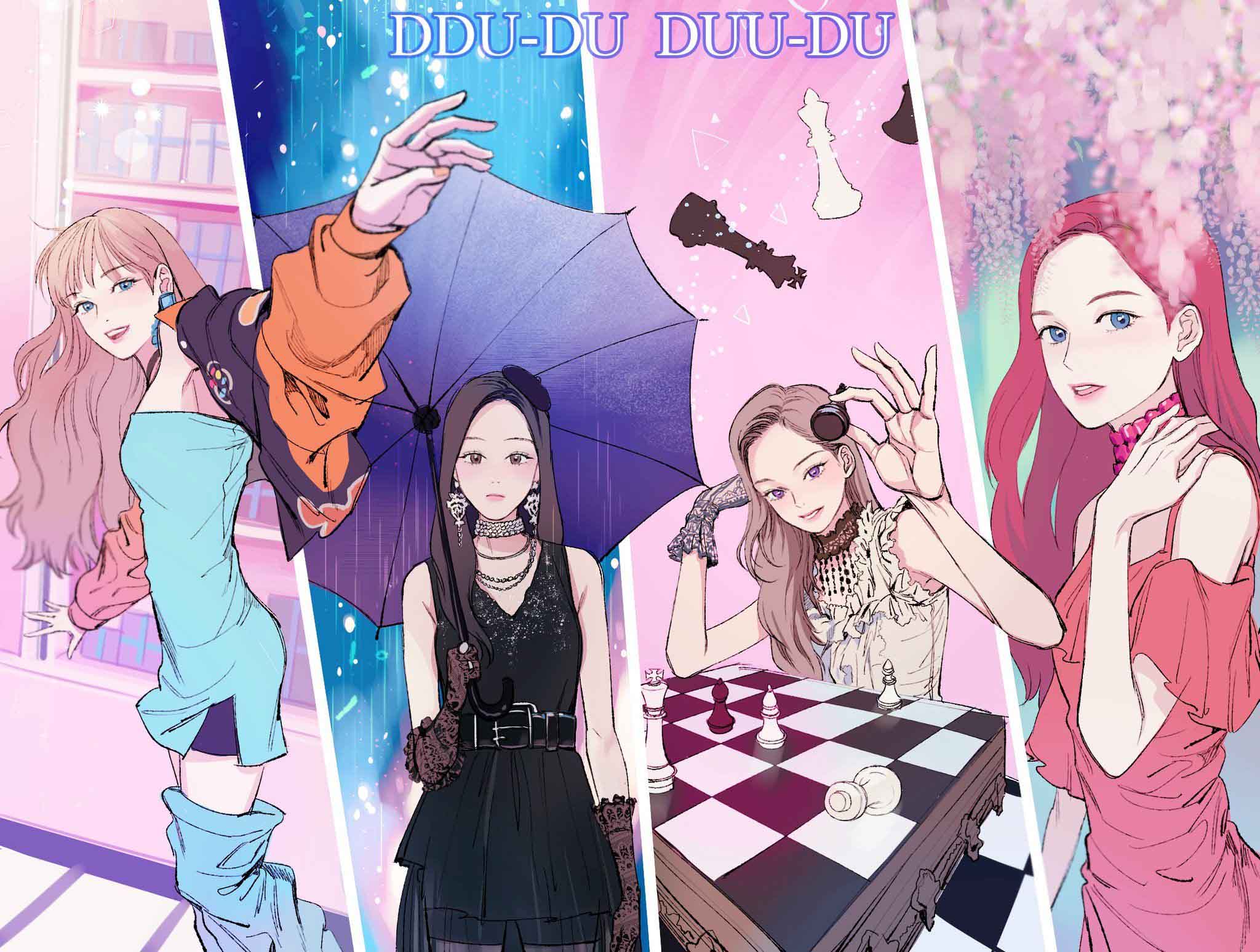 anh blackpink anime