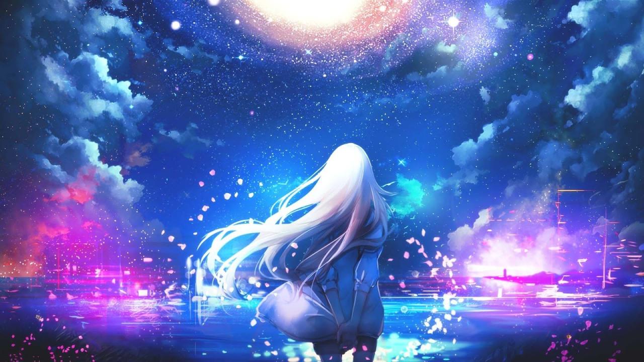 Như lạc vào vũ trụ với ảnh dải ngân hà anime siêu chân thực