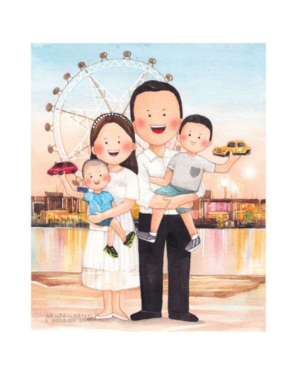 anh gia dinh anime