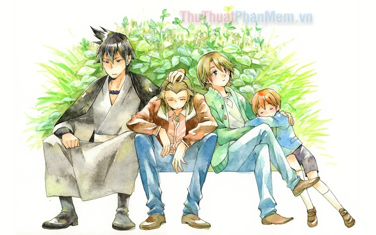 anh gia dinh anime