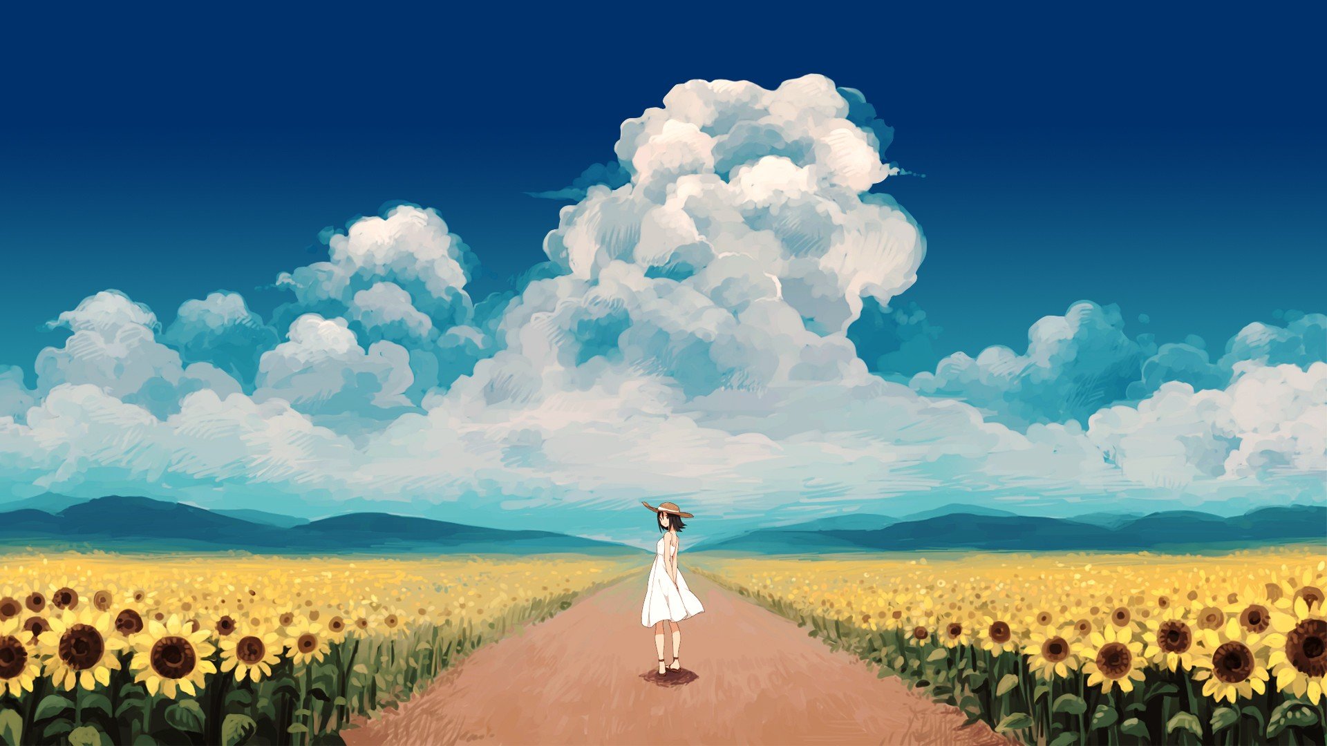 anh hoa huong duong anime anh hoa huong duong anime