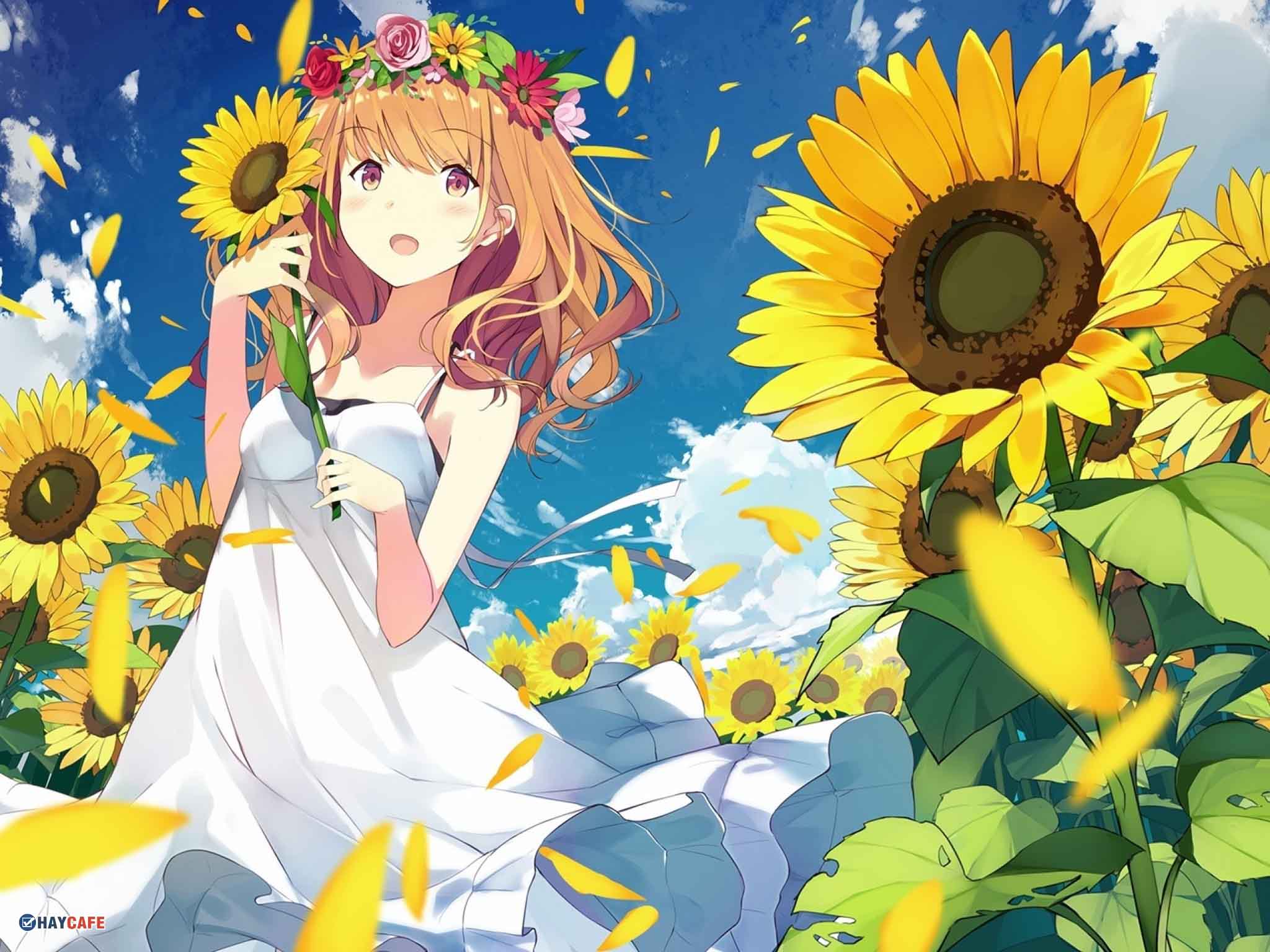 anh hoa huong duong anime