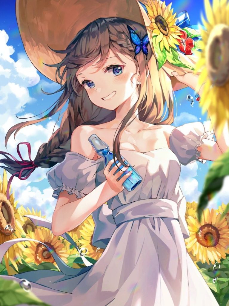anh hoa huong duong anime